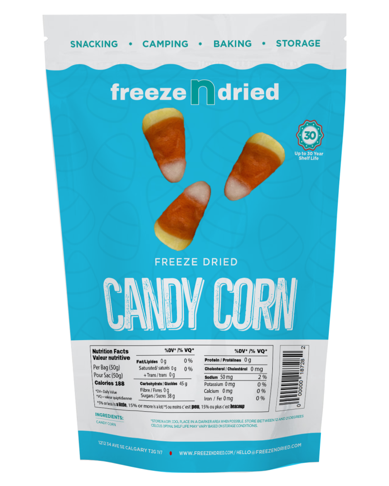 Freeze dried Candy Corn