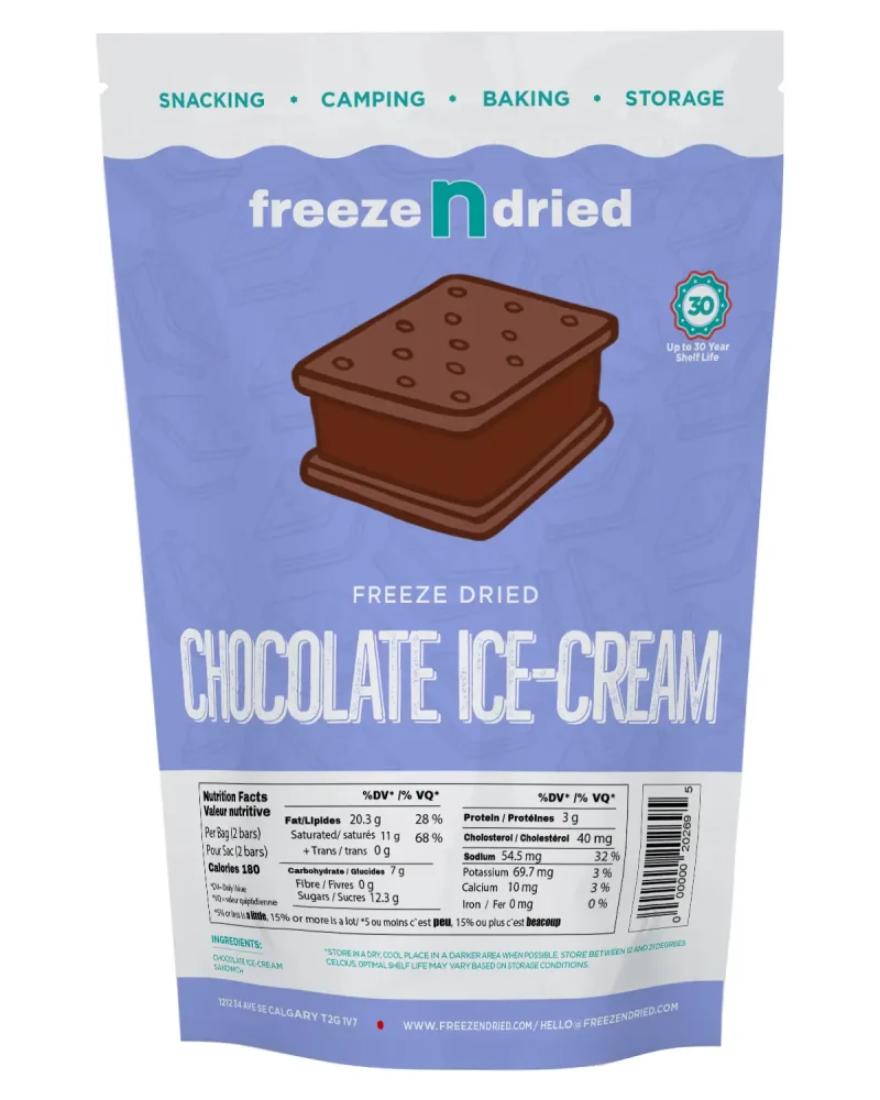 Freeze Dried Ice-Cream (Chocolate)