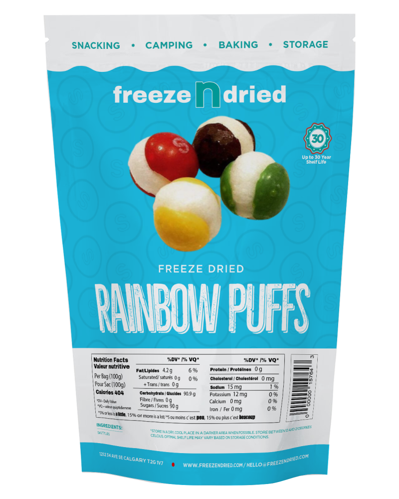 Freeze Dried Rainbow Puffs