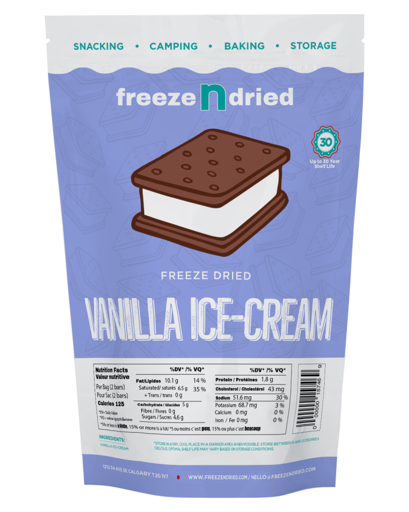 Freeze Dried Ice-Cream (Vanilla)